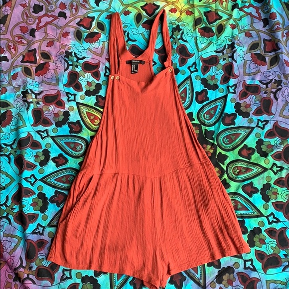 Forever 21 Dresses & Skirts - Amazing orange romper